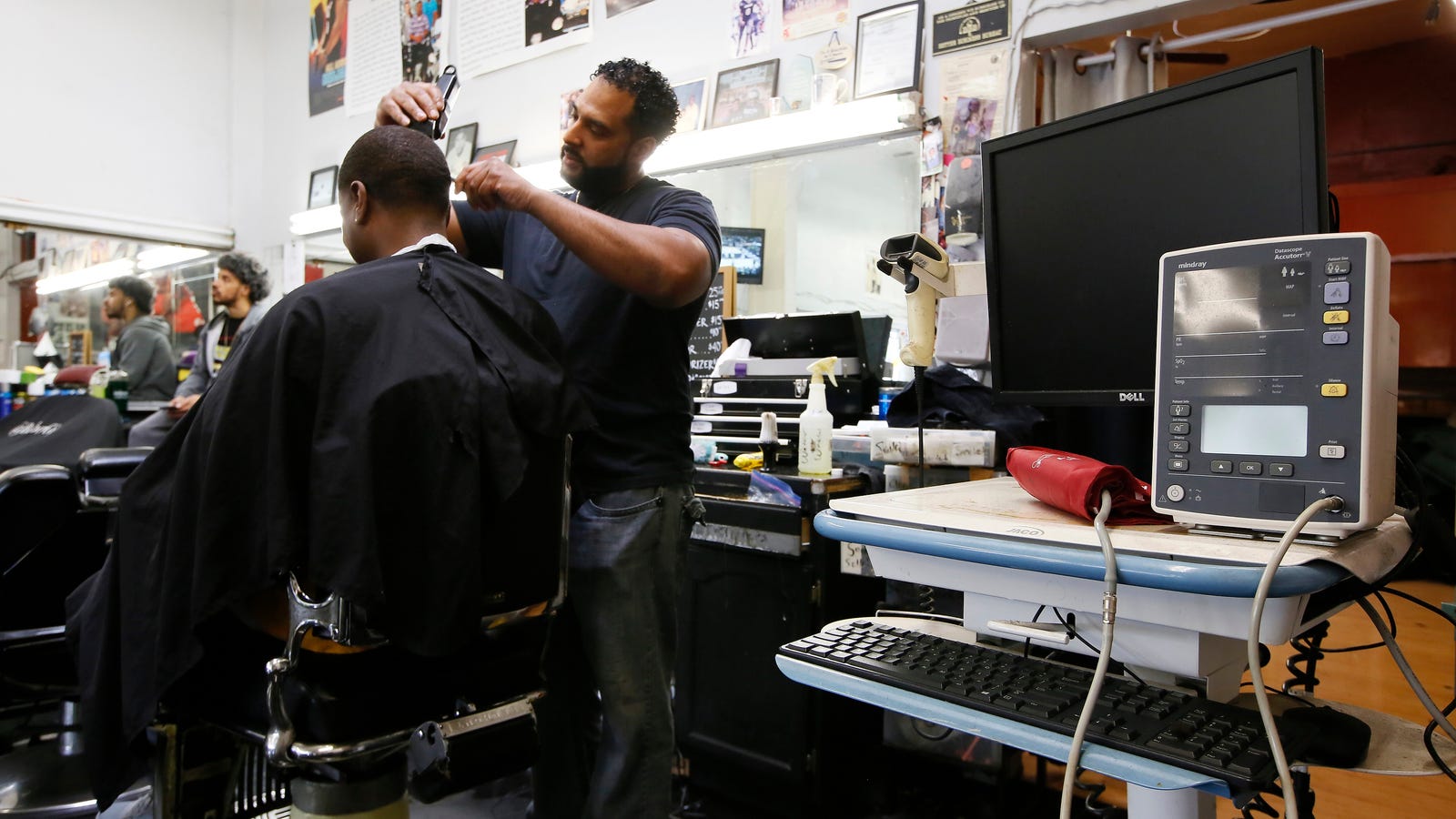 photo of Black-Owned Barbershops in LA Helped Customers Lower Their Blood Pressure image