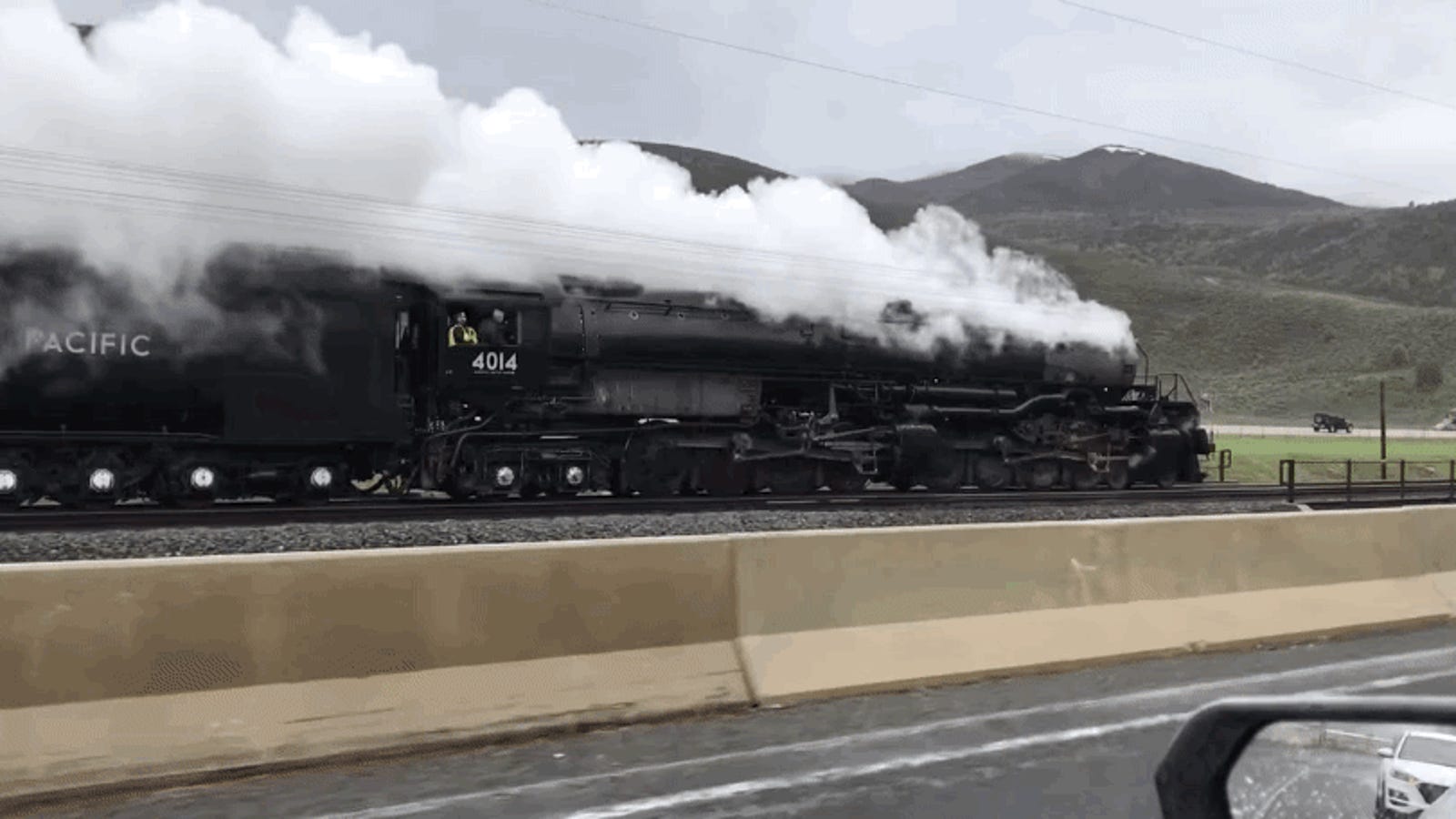 Here S The Biggest Steam Locomotive In The World Flying Down