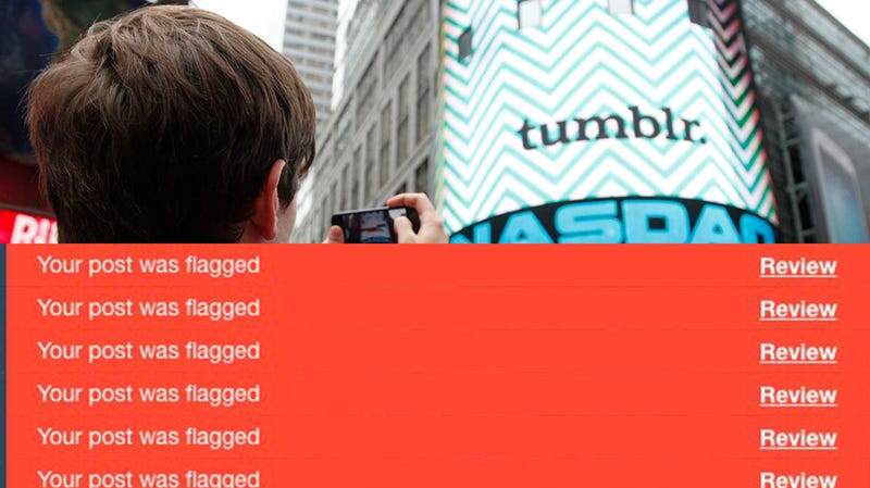 Fuck The Dumb Shit - Tumblr's Porn Ban Is Off to a Predictably Stupid Start