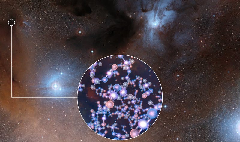 molekulas de estrellas bilaketarekin bat datozen irudiak