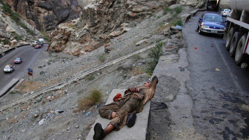 Illustration for article titled Roads In Afghanistan Are Falling Apart
