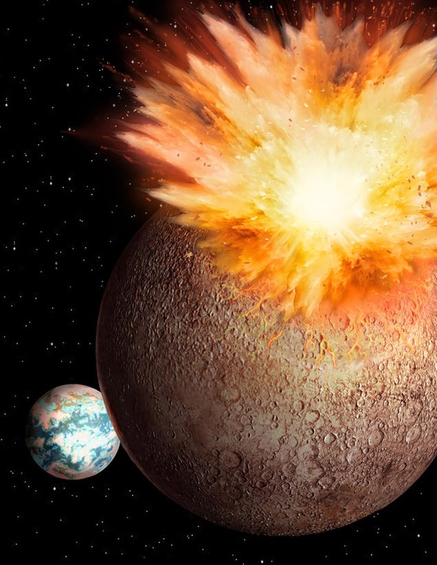 The Incredibly Violent History of Earth's Moon