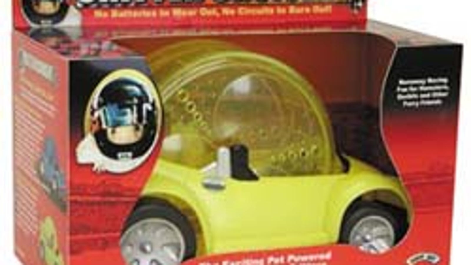 Hamster Wheel Powered Toy Car