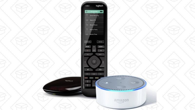 Illustration for article titled Amazon’s discounted Echo Dot bundle lets you voice control your home theater