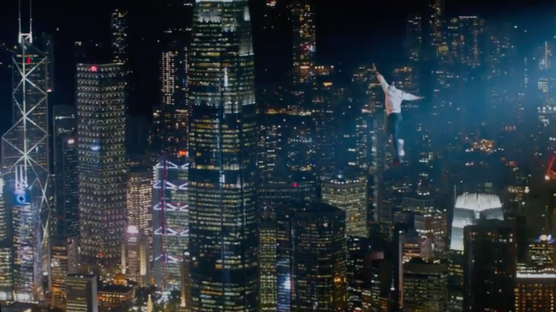 Dwayne Johnson gets his own high-flying Die Hard in the Skyscraper Super Bowl trailer