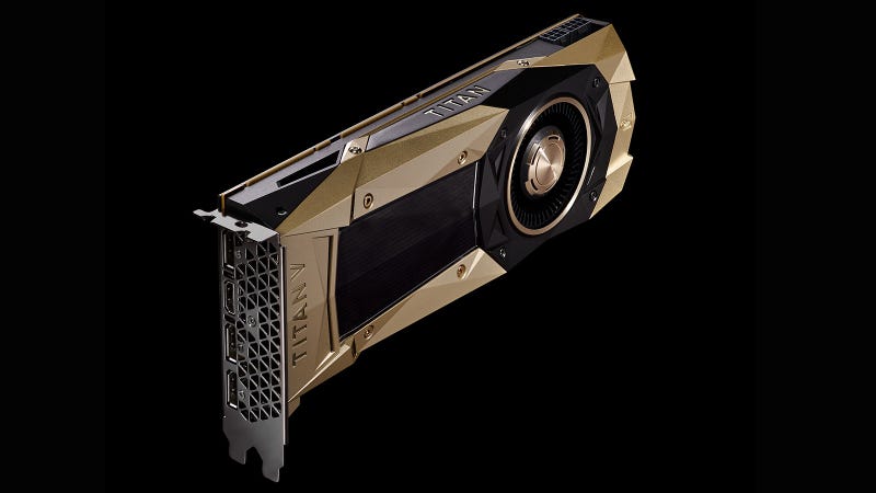 Nvidia reveals Titan V, its AI-focused graphics card Nvidia reveals Titan V, its AI-focused graphics card