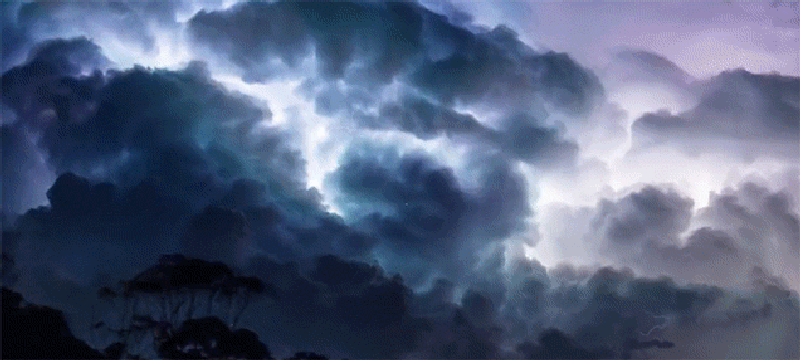 Lightning storm GIF
