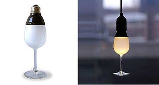 Illustration for article titled The LED Wine Glass Light Bulb, You Know, For Drunks