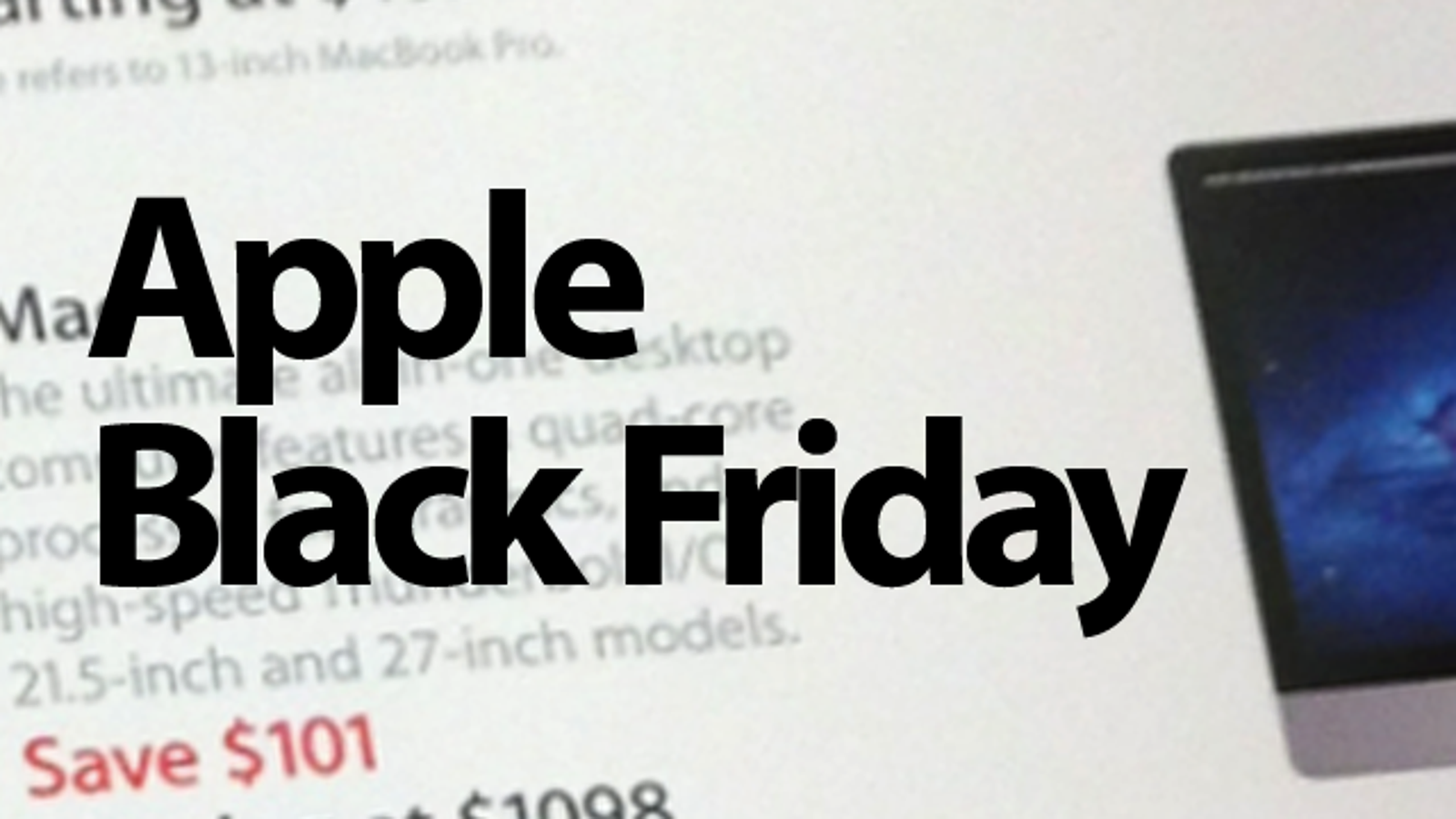 Apple's Black Friday Deals Are Actually Pretty Decent This Year