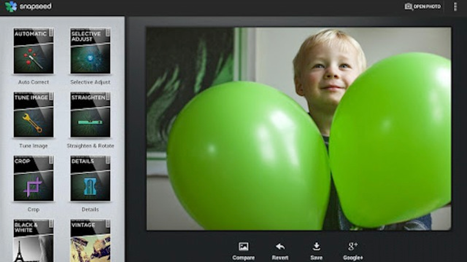 snapseed filters for photoshop