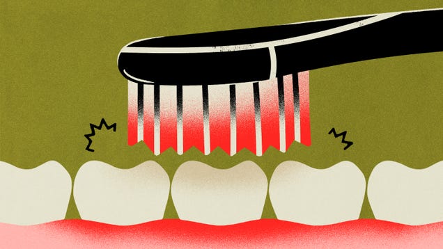 How to Know If You're Brushing Your Teeth Too Hard
