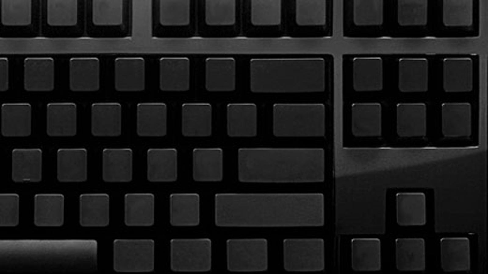 Черная клавиатура без букв