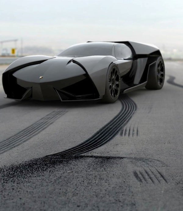 Lamborghini Ankonian Concept: Reventon Meets Batmobile