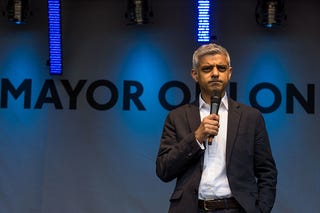 London Mayor Sadiq Khan (David Nash/Barcroft Images/Barcroft Media via Getty Images)