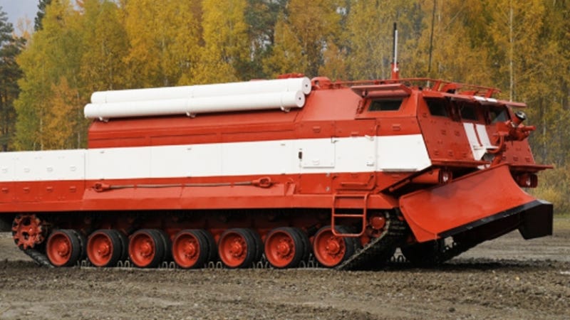 This Armored Russian Fire Truck Looks Like It Could Kill You