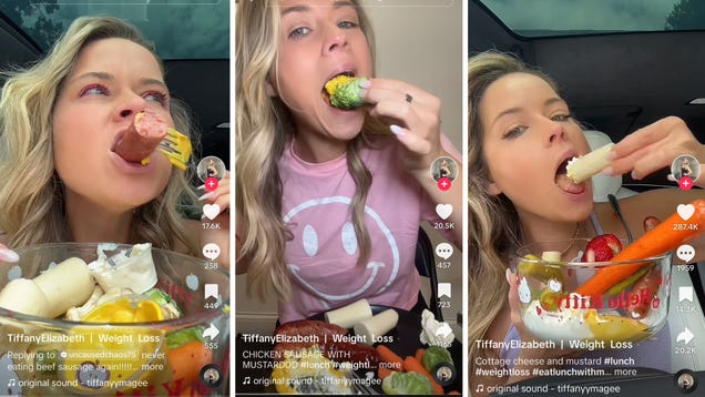 TikTok Diet of the Week: the Mustard and Cottage Cheese Plate thumbnail