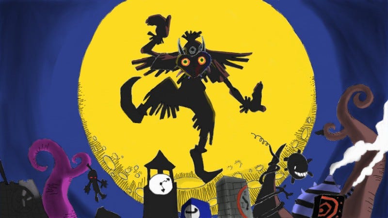 Illustration for article titled Miiverse Is Full Of Great Majora's Mask Fan Art