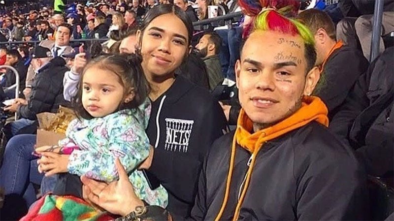 Illustration for article titled The Mother of 6ix9ine's Child Alleges the Rapper Physically and Sexually Abused Her