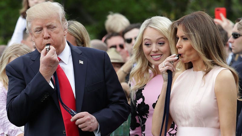 Illustration for article titled Tiffany Trump Is Pretty Uncomfortable Around Her Dad If You Can Believe It???