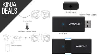 Illustration for article titled Add Bluetooth to Older Sound Systems for Just $9