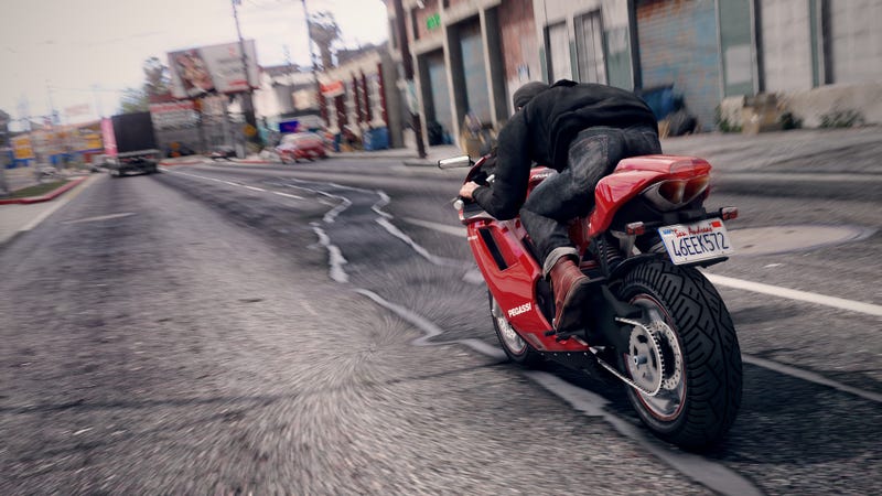 A promotional shot from GTA Redux