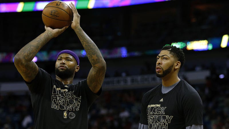 Illustration for article titled Lakers Sign DeMarcus Cousins And Rajon Rondo, Inch Closer To Twisted Re-Creation Of 2017-18 Pelicans