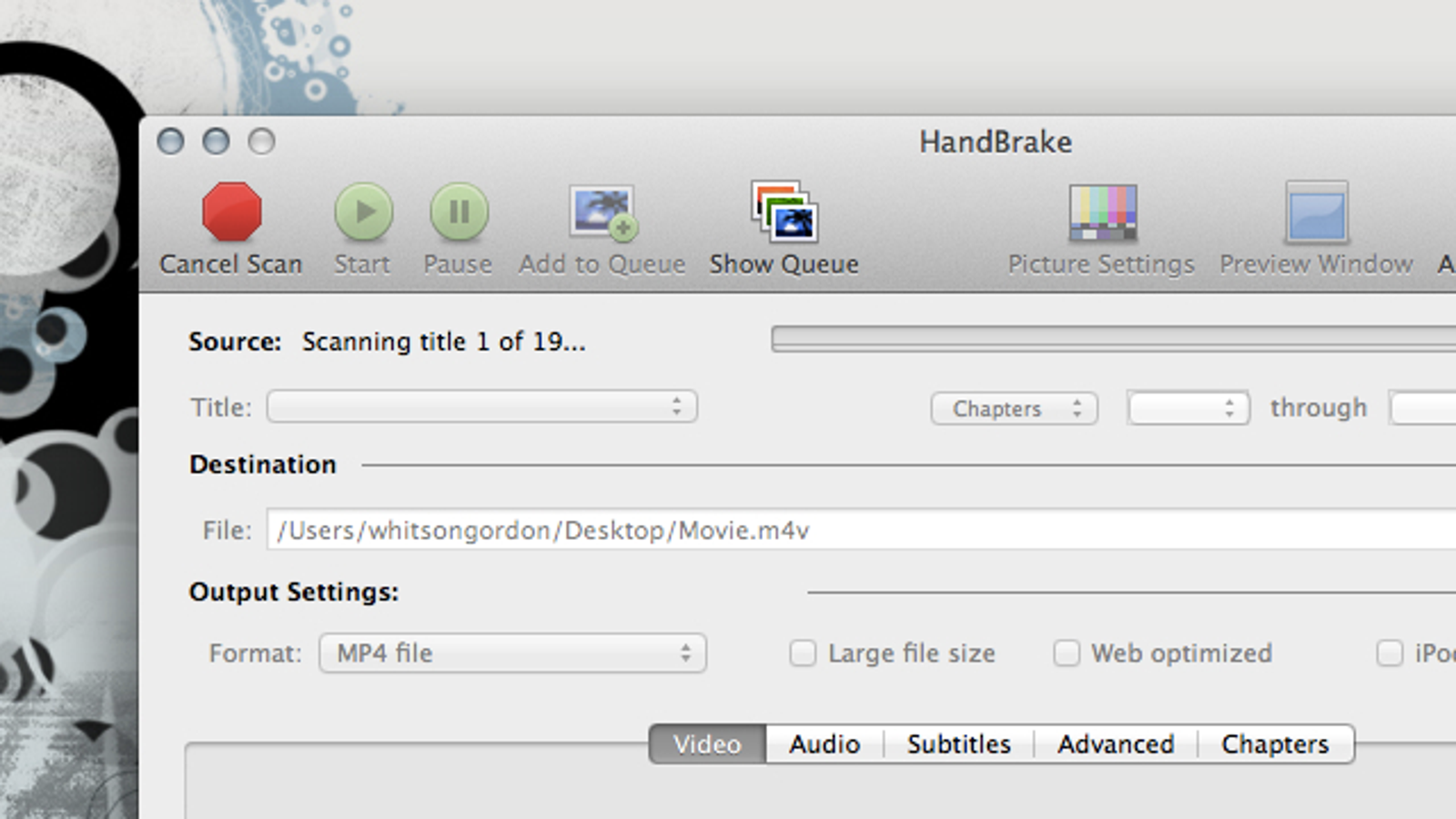 rip dvd to mp4 handbrake linux