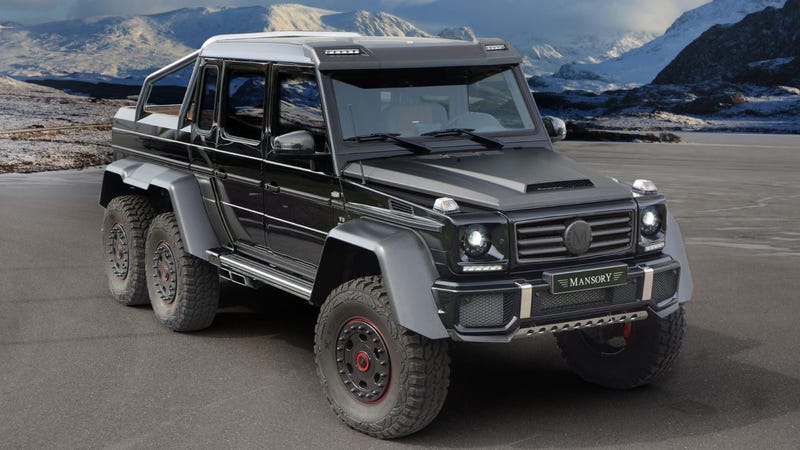 Illustration for article titled Mansory Will Build You A Full Carbon G63 AMG 6x6 Because Of Course