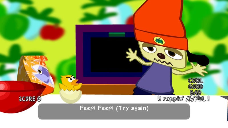 Illustration for article titled Baking A Cake Is Still The Hardest Thing To Do In Parappa The Rapper