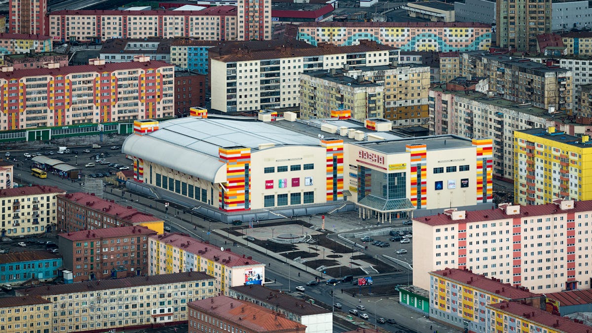 Dudinka - a city built on permafrost Dudinka - a city built on permafrost