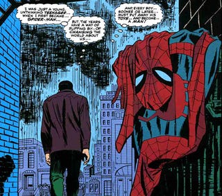 Illustration for article titled Spider-Man Robber... No More!