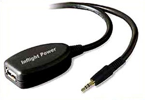 Illustration for article titled InFlight Power Adapter Keeps you Rockin' All The Way to Beijing