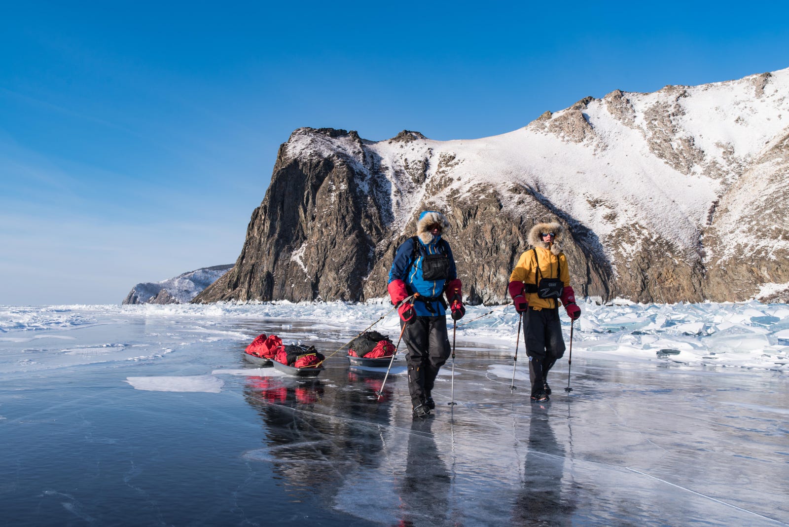 Three Men Crossed Frozen Lake Baikal, And Chased More Than A World Record