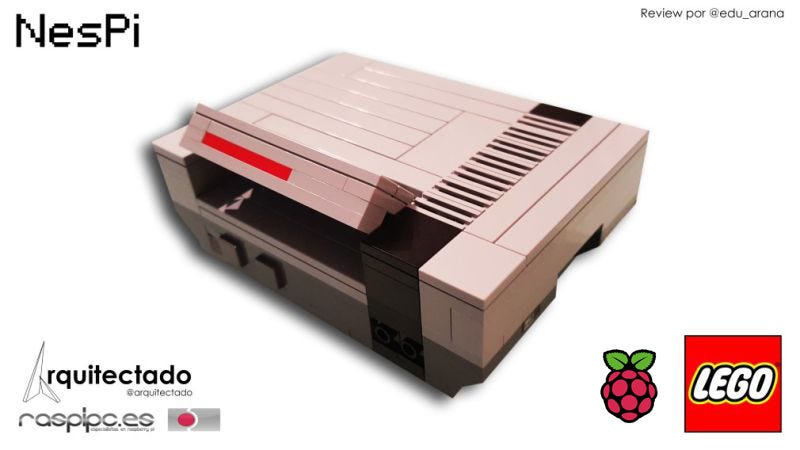 Illustration for article titled NesPI - La caja para la Raspberry PI 2 con forma de Nintendo Nes hecha con piezas de LEGO