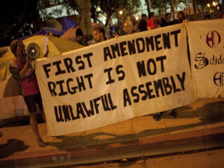 Occupy L.A. protesters (Getty Images)