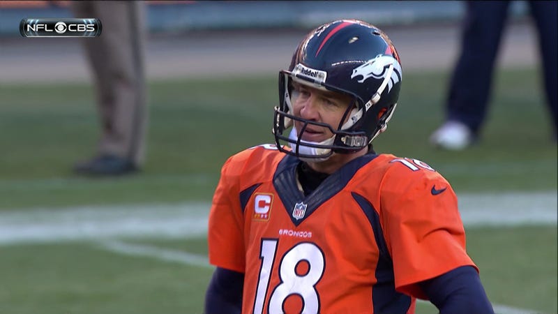 Illustration for article titled Your Obligatory Playoff Manningface
