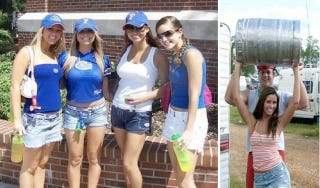 Illustration for article titled The World's Largest Outdoor Cocktail Party: Your College Football Late Games Open Thread