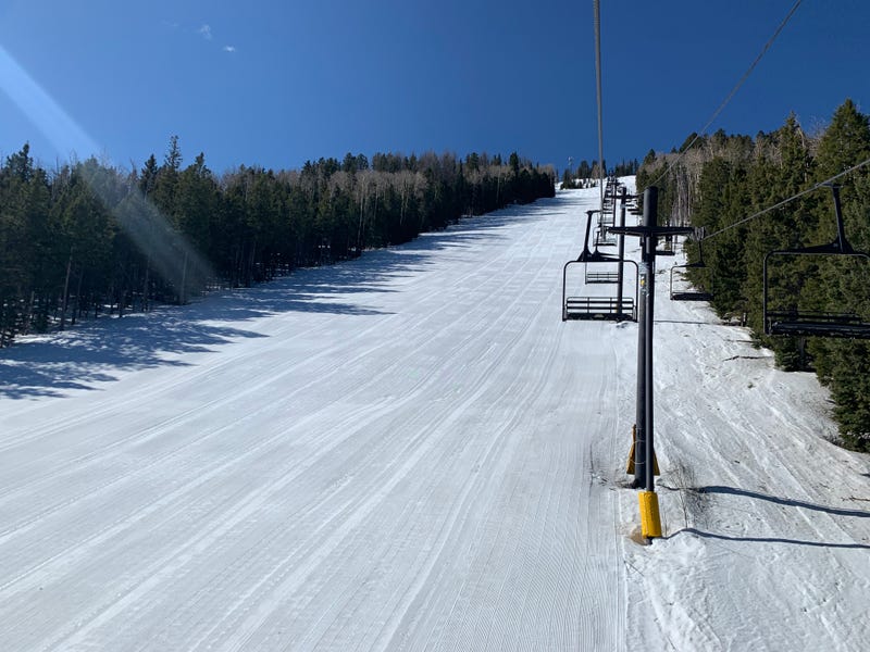 This wasn’t first me getting first tracks - it was just so solid that tracks weren’t being left until it softened up later.