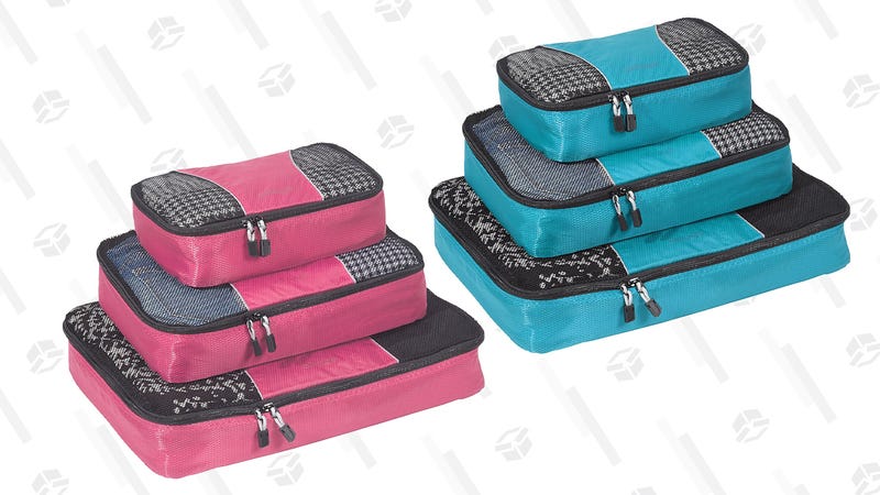 eBags Packing Cubes (Peony or Aquamarine) | $15 | Amazon