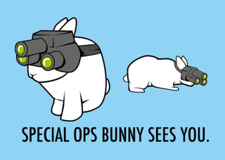 Illustration for article titled Special Ops Bunnies Are Watching You