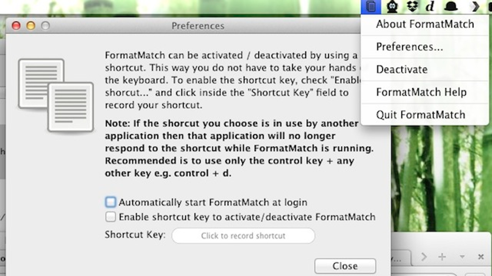 formatmatch download