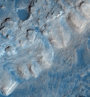 New Images Show An Ancient Lake Bed On Mars