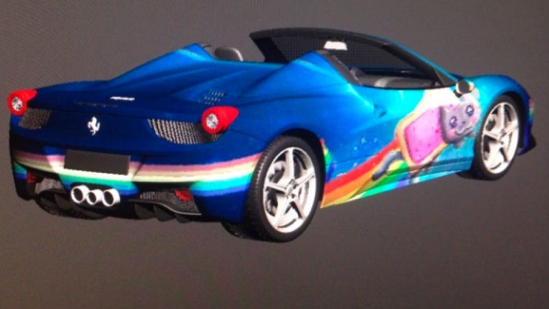 Deadmau5 May Give His Ferrari 458 This Wonderful Nyan Cat Wrap
