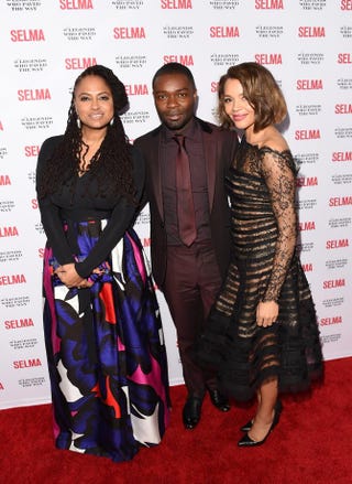 Ava DuVernay, David Oyelowo and Carmen Ejogo attend the Selma and the Legends Who Paved the Way Gala at Bacara Resort on Dec. 6, 2014, in Goleta, Calif. Jason Merritt/Getty Images
