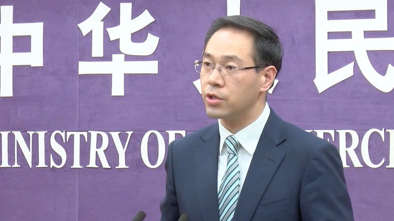 Chinese Ministry of Commerce spokesperson Gao Feng on May 30, 2019