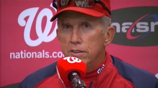 Illustration for article titled Davey Johnson Is Perplexed And Unmoved By Press Conference Fire Alarm