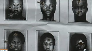 Six mug shots that were used as target practice by a North Miami Beach Police Department sniper teamNBC Miami