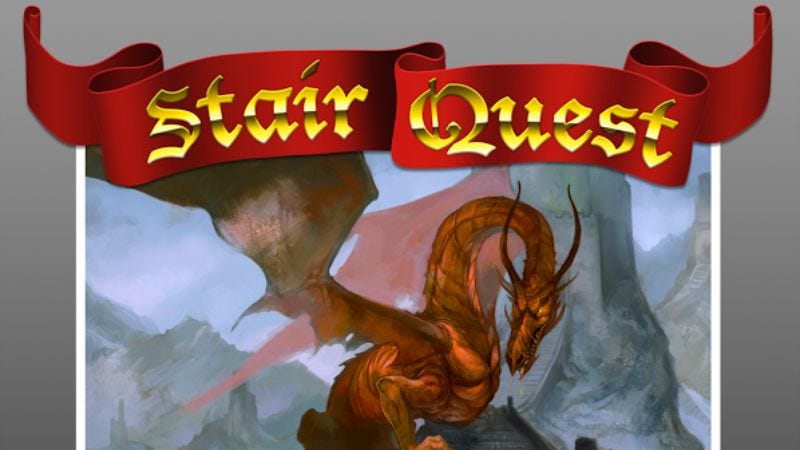 Illustration for article titled Finally, an old-school adventure game that’s nothing but stairs