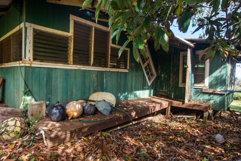 The home built by Carlos Andrade on a parcel of land within Mark Zuckerberg’s estate.