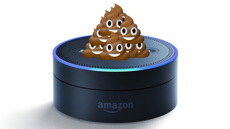 Illustration for article titled Nadie sabe de dónde ha sacado Alexa esta gigantesca lista de gente famosa que hace caca